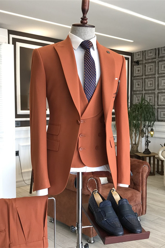 Dresseswow Modern Business Formal Prom Suits For Guys With Peaked Lapel