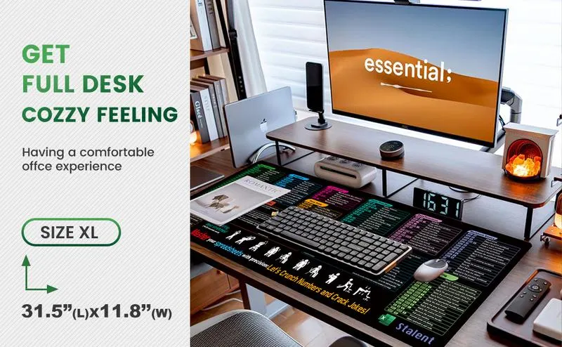 Excel Cheat Sheet Desk Mat