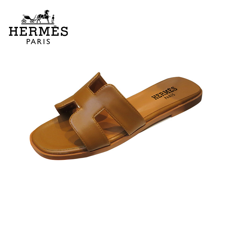 Damskie sandały Hermes® ze skóry cielęcej
