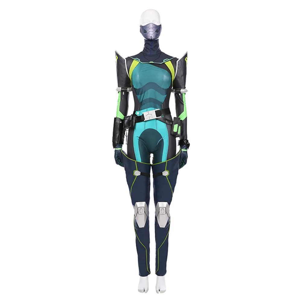 Game Valorant Viper Women Jumpsuit Suit Halloween Carnival Outfit Cosplay Costume