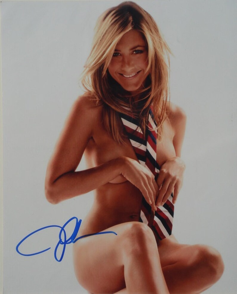 JENNIFER ANISTON Hand-Signed Certified, Autograph 8X10 Color Photo Poster painting Friends wCOA