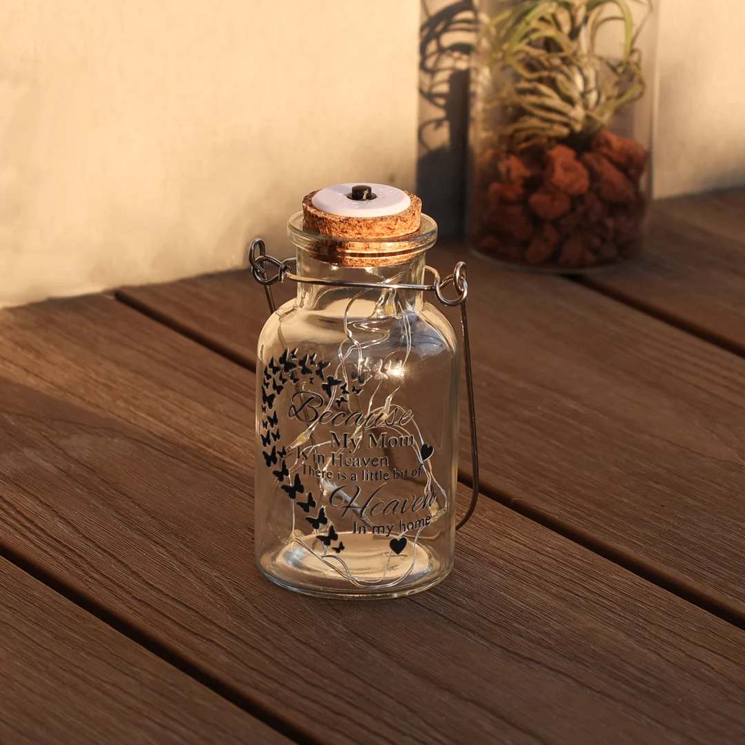 Personalized Luminous Wishing Bottle Custom Name Bottle Christmas Ornament Lost Of Lover ...