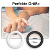 Silicone Cock Ring 2 Pack Waterproof For Him