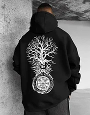 Viking Life Tree Totem Hoodie Lixishop 