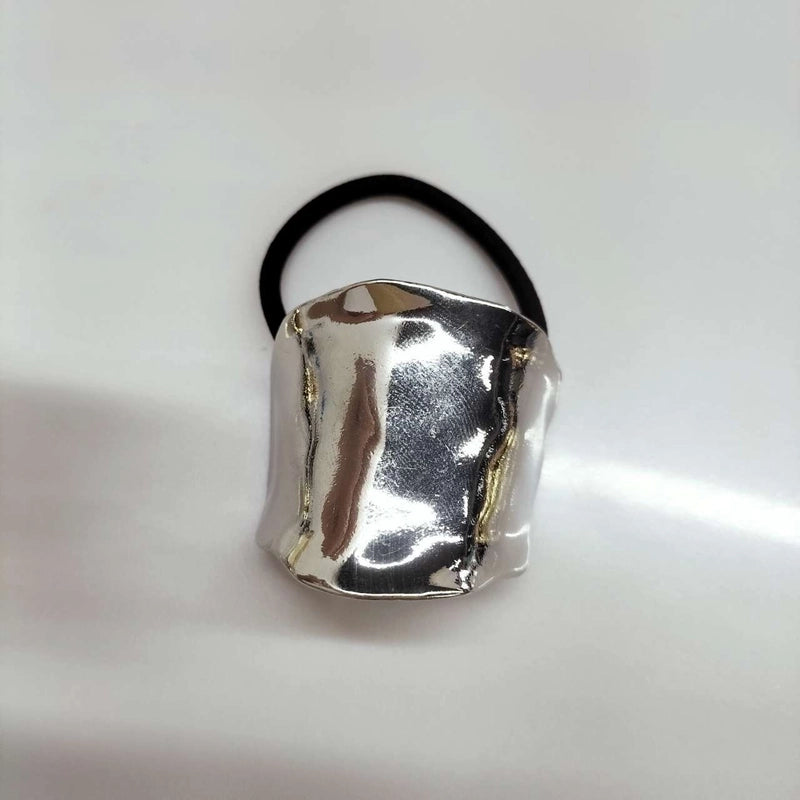 Women’s IG Style Basic Sweet Red Heart Flower Bow Knot Alloy Three-dimensional Imitation Pearl Hair Tie