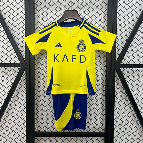 2024/2025 Al-Nassr Home Football Shirt 1:1 Thai Quality Kids Size