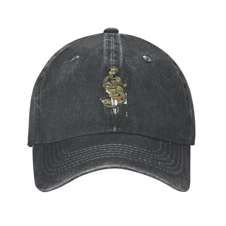 Cotton Snake Sword Combination Baseball Cap Men Women Custom Adjustable Unisex Dad Hat Spring