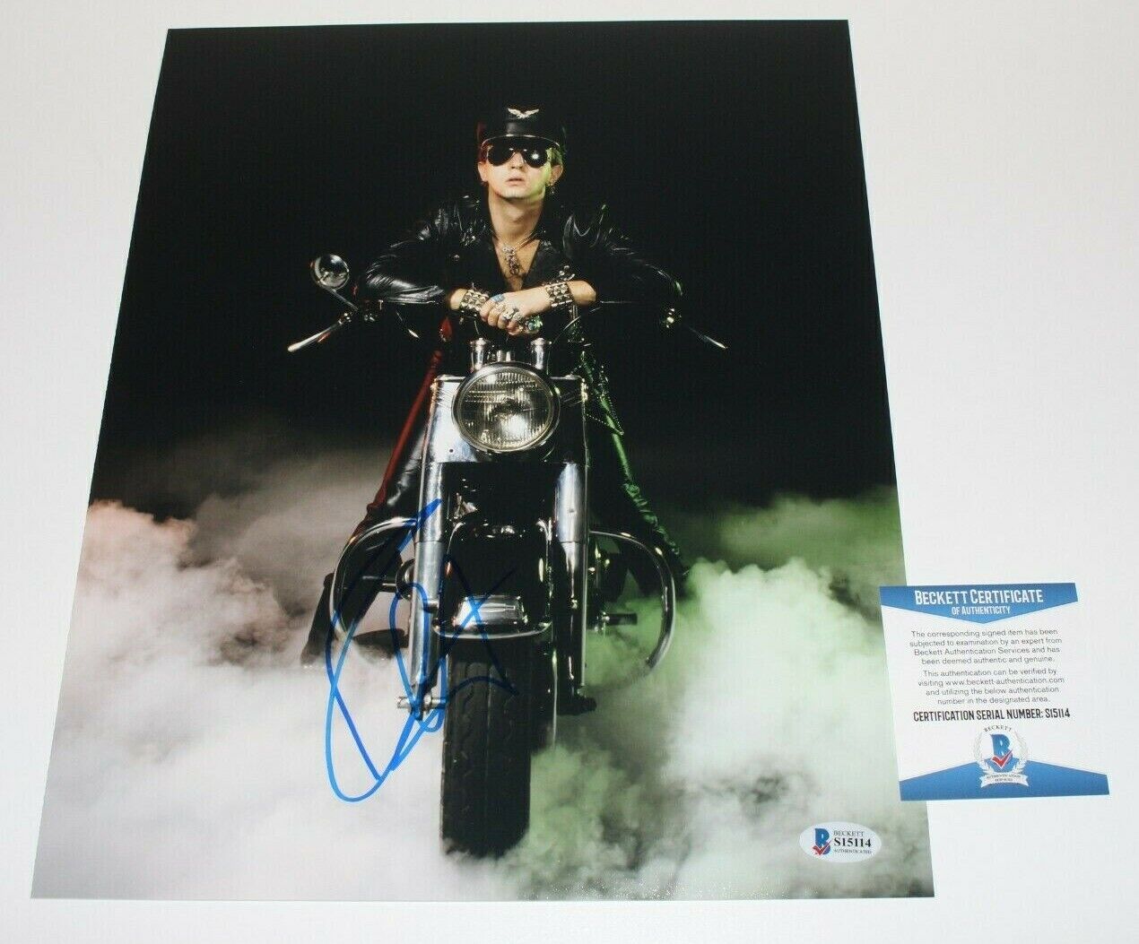 JUDAS PRIEST SINGER ROB HALFORD SIGNED AUTOGRAPH 11x14 Photo Poster painting A BECKETT COA BAS