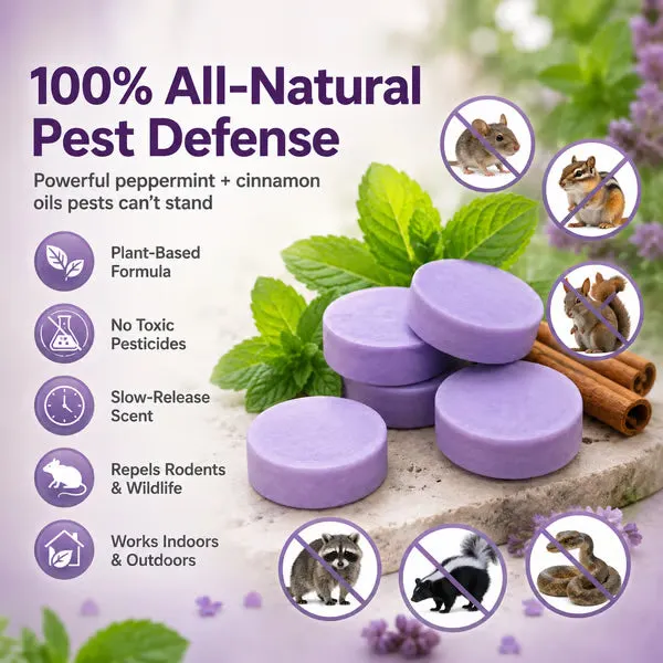 🐭Natural scented rodent repellent tablets- Highly Effective Pest Control Solution