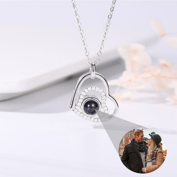 Personalized Photo Projection Necklace- To Pet-Warm Heart