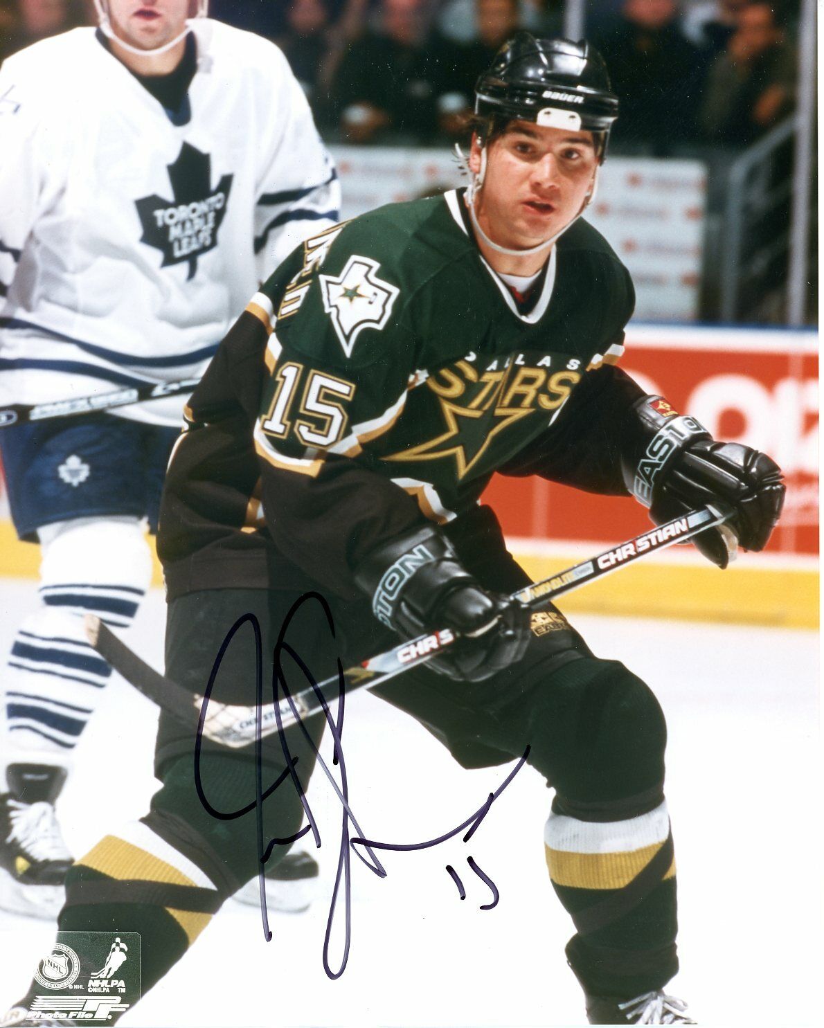 Jamie Langenbrunner Autographed 8x10 Dallas Stars # S357