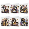 6pcs DIY Unicorn Diamond Painting Greeting Cards