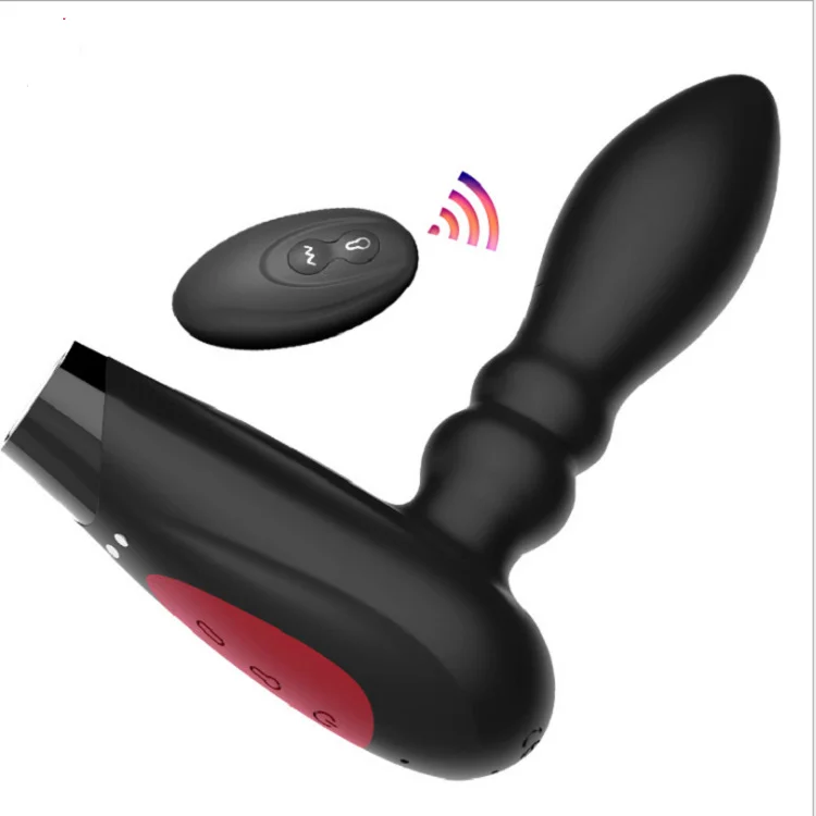 Wireless Remote Control Inflatable Expansion Vibrator For Adult