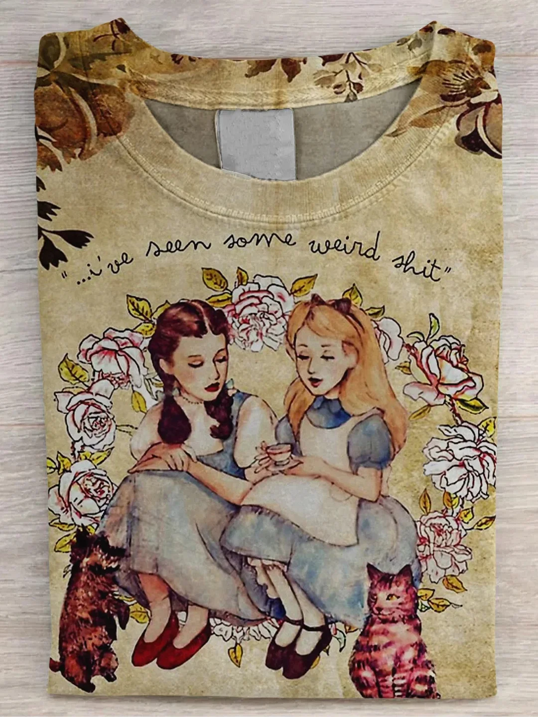 Eagerlys  I've Seen Some Weird Shit Art Print T-shirt Eagerlys
