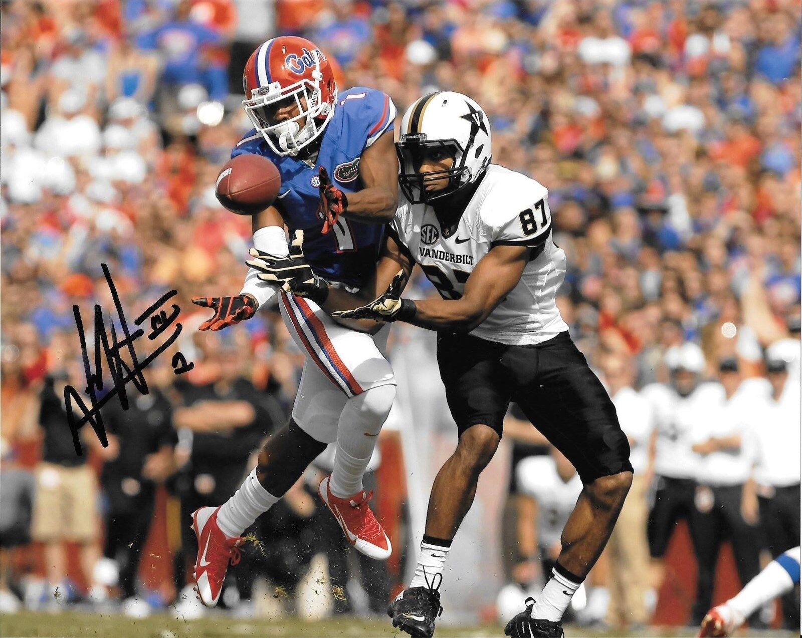 VERNON HARGREAVES III HAND SIGNED FLORIDA GATORS 8X10 Photo Poster painting W/COA