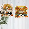 2Pcs citrouille voiture - 5d bricolage artisanat pendentif