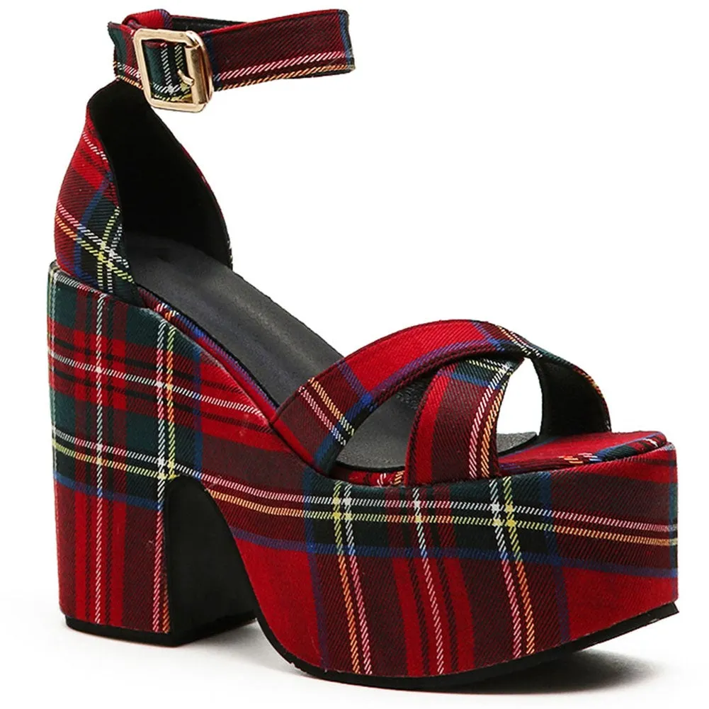 Brand New Dropship 2021 Big Size 43 INS Sale Chunky High Heel Black Gothic Style Lolita Cool Summer Platform Sandals Women Shoes 1231