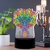 DIY Diamond Painting 7 Color Night Light Lamp Home Decoration Ornament Gift Kit(Tree)