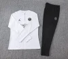 2023-2024 Psg Paris Saint-Germain Half-Pull Training Suit Light Gray Set