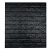 10 Pack | Black Foam Brick Peel And Stick 3D Wall Tile Panels - Covers 58sq.ft