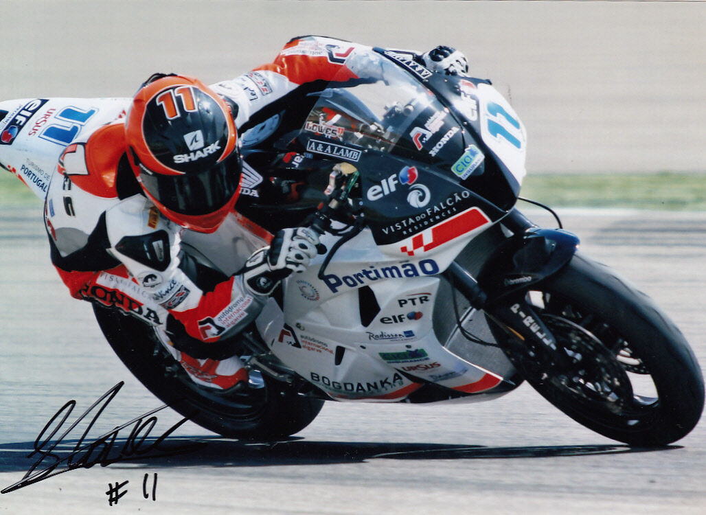 Sam Lowes Hand Signed Honda 7x5 Photo Poster painting WSBK 1.