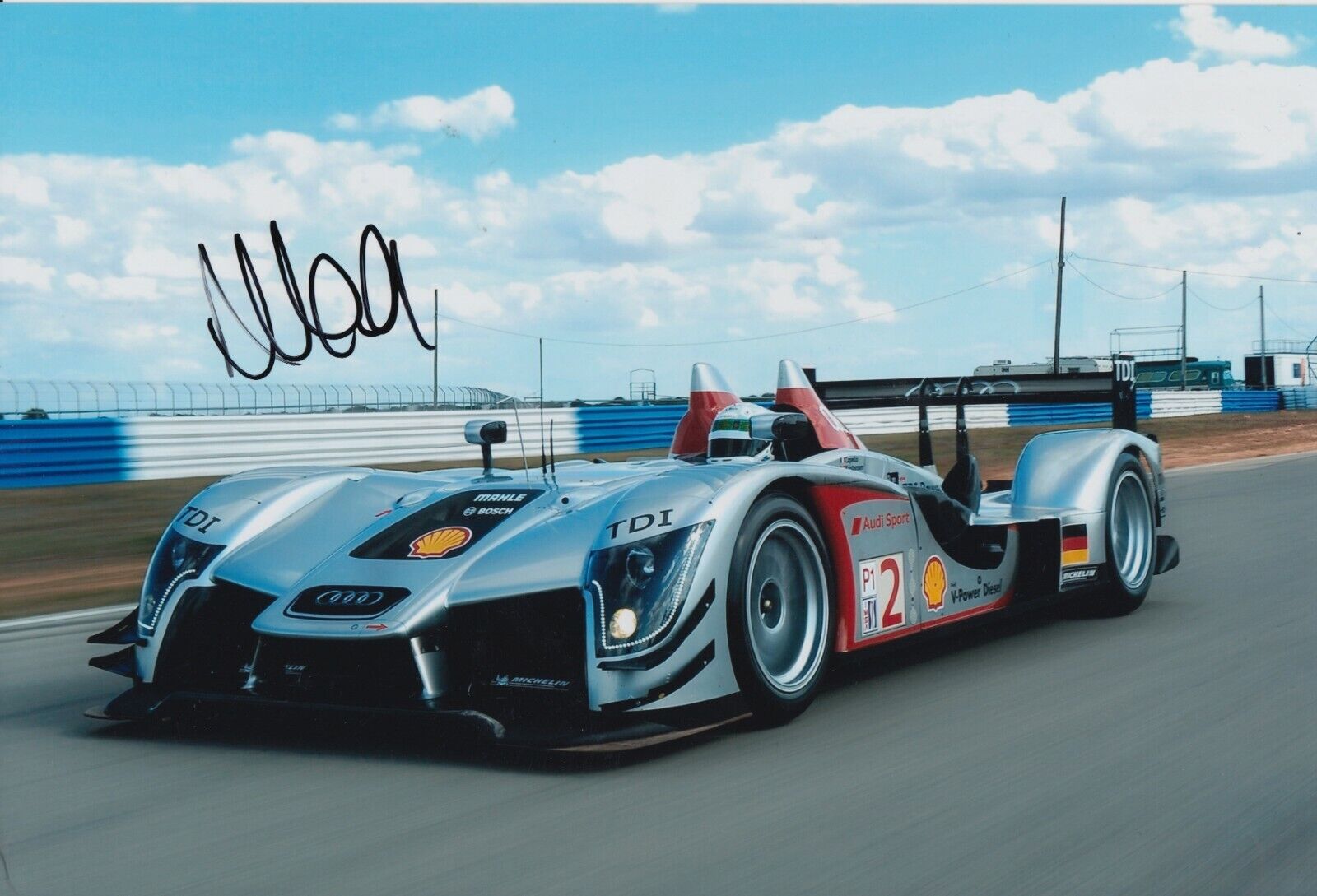 Allan McNish Hand Signed 12x8 Photo Poster painting - Audi Le Mans Autograph 1.