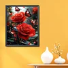 Butterfly Rose - 11CT Stamped Cross Stitch - 40*50cm - Flower