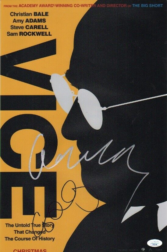 ~~ ADAM McKAY & AMY ADAMS Authentic Hand-Signed VICE 