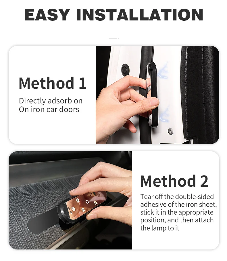 Car door LED door opening light