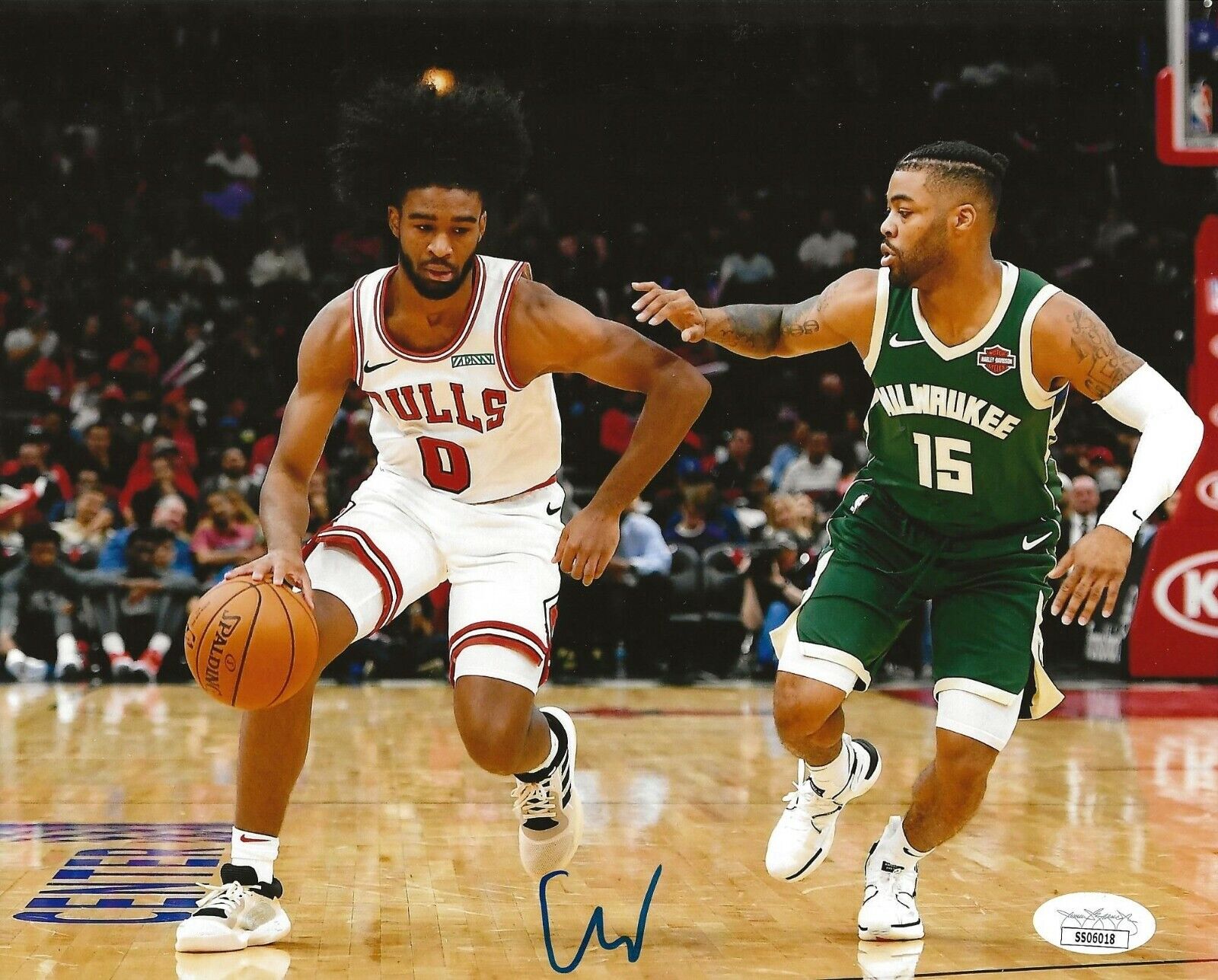 Coby White signed Chicago Bulls 8x10 Photo Poster painting autographed 3 JSA