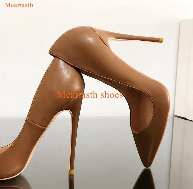 Qengg Colors Women Pumps 2023 New Pointed Toe Fashion High Heel Shoes Ladies Stiletto Party Evening Dress Shoes 8cm 12cm Plus 44 703-0