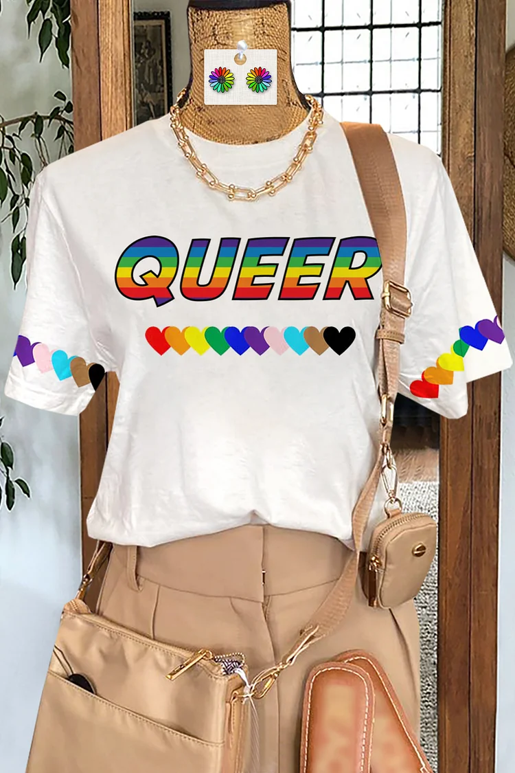 Classic LGBT Queer Print T-Shirt
