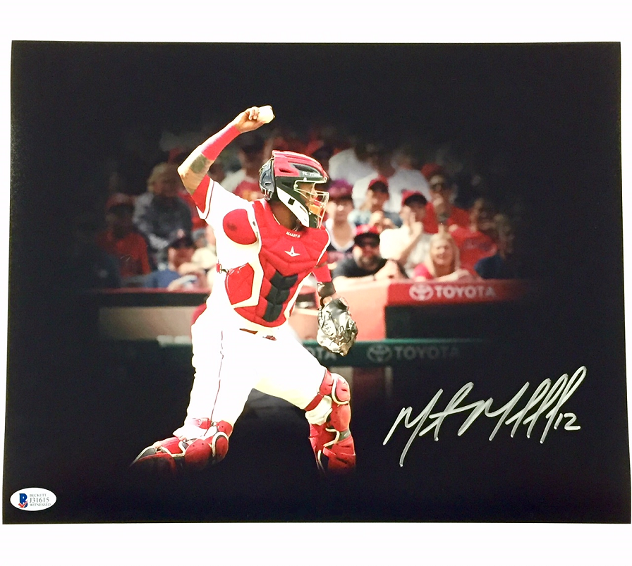 MARTIN MALDONADO Autograph ANGELS Signed 11x14 Photo Poster painting w/ BAS Beckett Witness COA