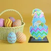 >SALE<DIY Rhinestones Ornament Art Crafts Wooden Easter Home Decoration (GH038)