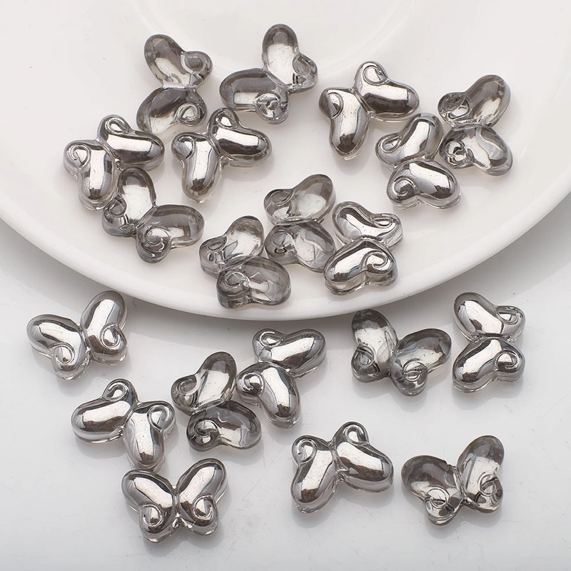 20 PCS/Package 10x14mm Glass Butterfly Beads