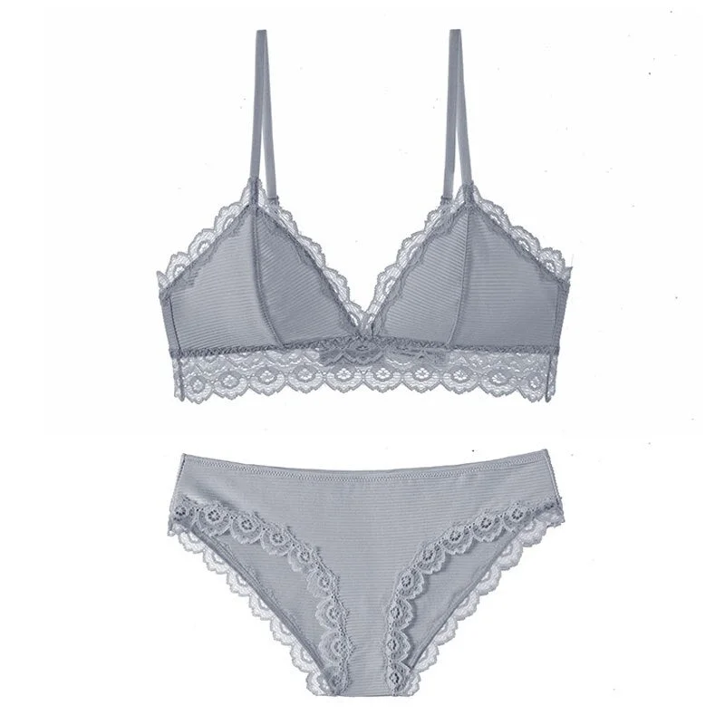 Meet'r Fashion Sexy Bra set Women's Push Up Lace Underwear Bra And Panties Thin Breathable Brassiere Lingerie set Free Shipping