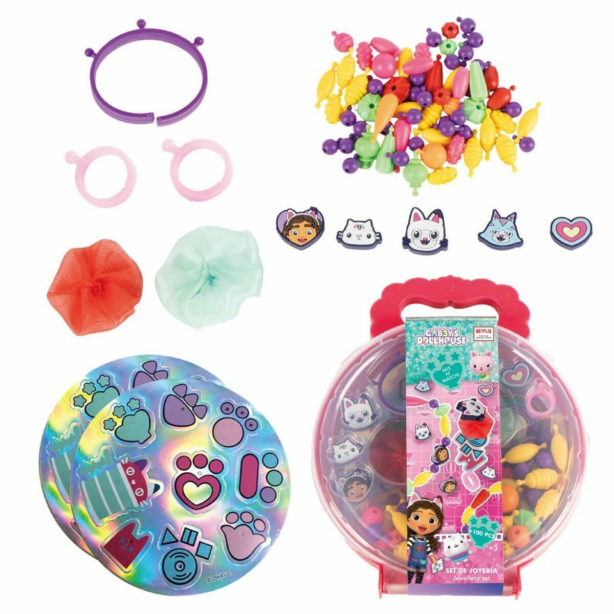 Bracelet and Necklace Making Kit Gabby's Dollhouse Multicolour