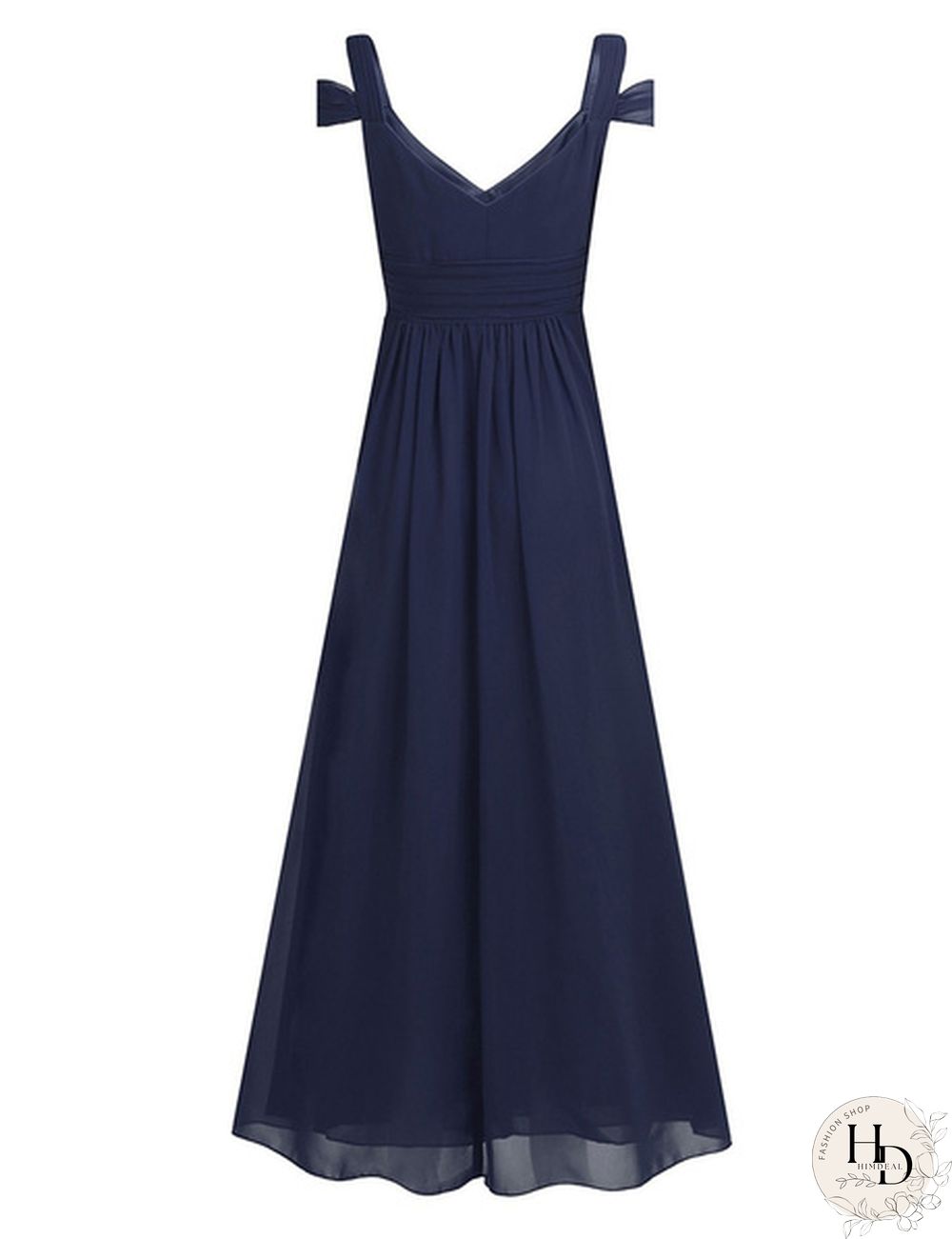 Women Ladies Side Split High-waisted Chiffon Long Bridesmaid Dress Evening Prom Gown