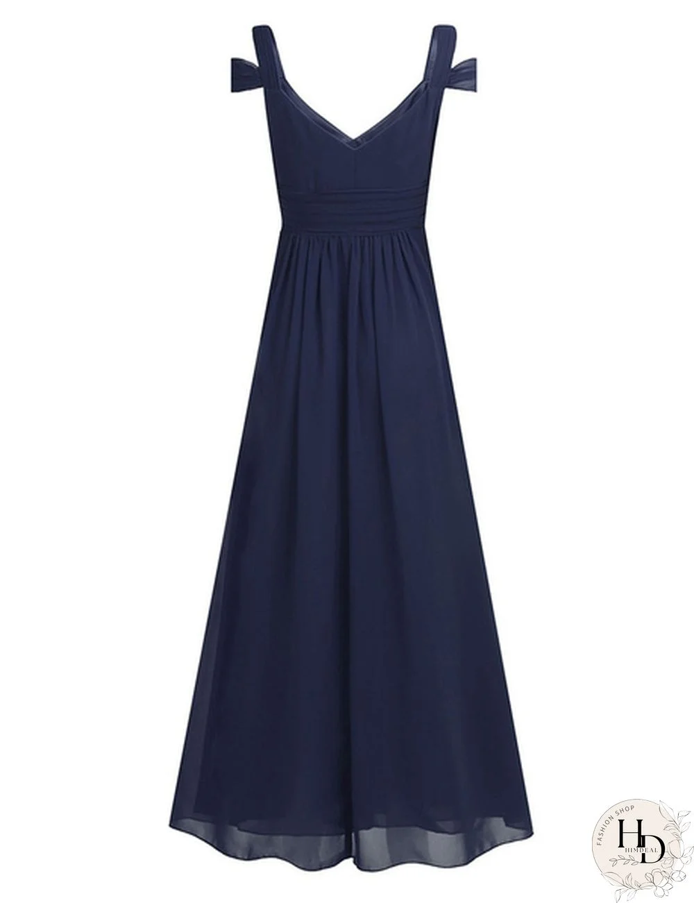 Women Ladies Side Split High-waisted Chiffon Long Bridesmaid Dress Evening Prom Gown