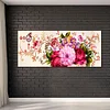 (Big Size)Peony - 11CT Counted Cross Stitch - 110*40cm - Flower