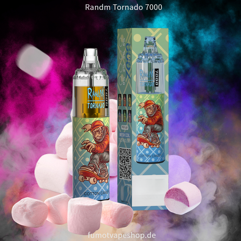 Randm Tornado 7000 ZUCKERWATTE  fumotvapeshop