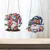 2Pcs Flower Gnome - 5D DIY Craft Pendant