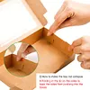 30 Pack Kraft Bakery Box with Clear Window Cookie Box Pastry Box for Gift Giving