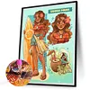 uk.everydayedeals Diamond Painting - Full Round - Princess Moana(30*40cm)