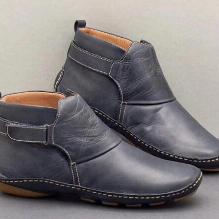 Yyvonne Large-Size Women's Boots 2025 Autumn And Winter Short-Clinity Velo Sticker Women's Boots Low And Martin Boots