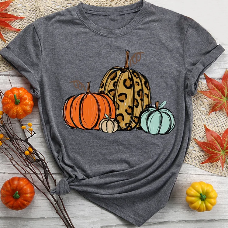 Leopard Pumpkin  T-Shirt Tee-08531