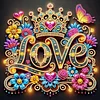 Diamond Painting-DIY Crystal Rhinestone LOVE