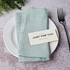 42 x 42cm Gentle Wedding Event Resturant Raw Edge Napkins