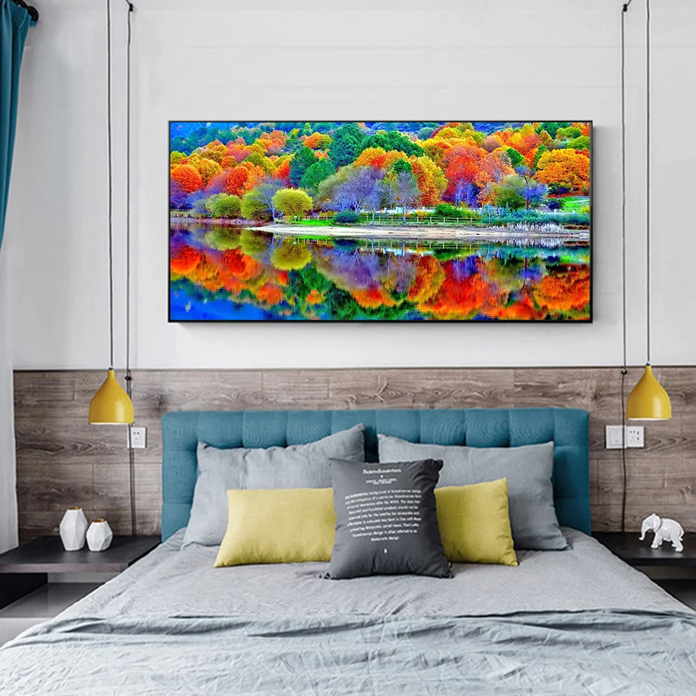 Diamond Painting - Full Round Drill - Color Forest(85*45cm)