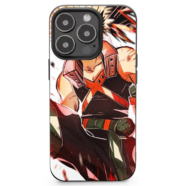 Katsuki Bakugou Anime My Hero Academia Phone Case(23) Mobile Phone Shell IPhone 13 and iPhone14 Pro Max and IPhone 15 Plus Case - Heather Prints Shirts